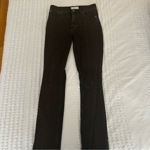 Abercrombie High Rise Skinny Split Hem Jeans